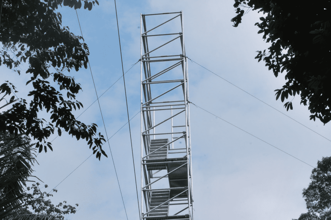 Silara Akses forest canopy walk installation